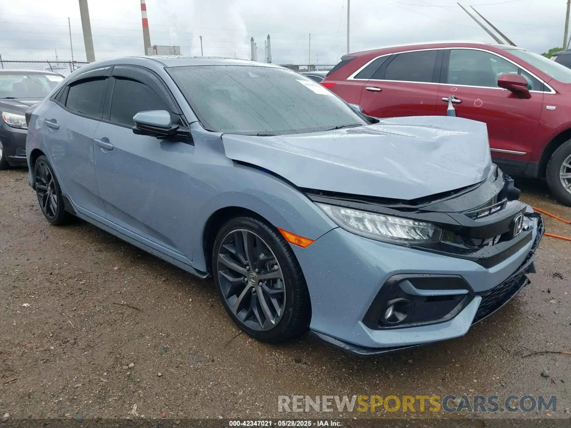 1 Photograph of a damaged car SHHFK7H97LU222541 HONDA CIVIC 2020
