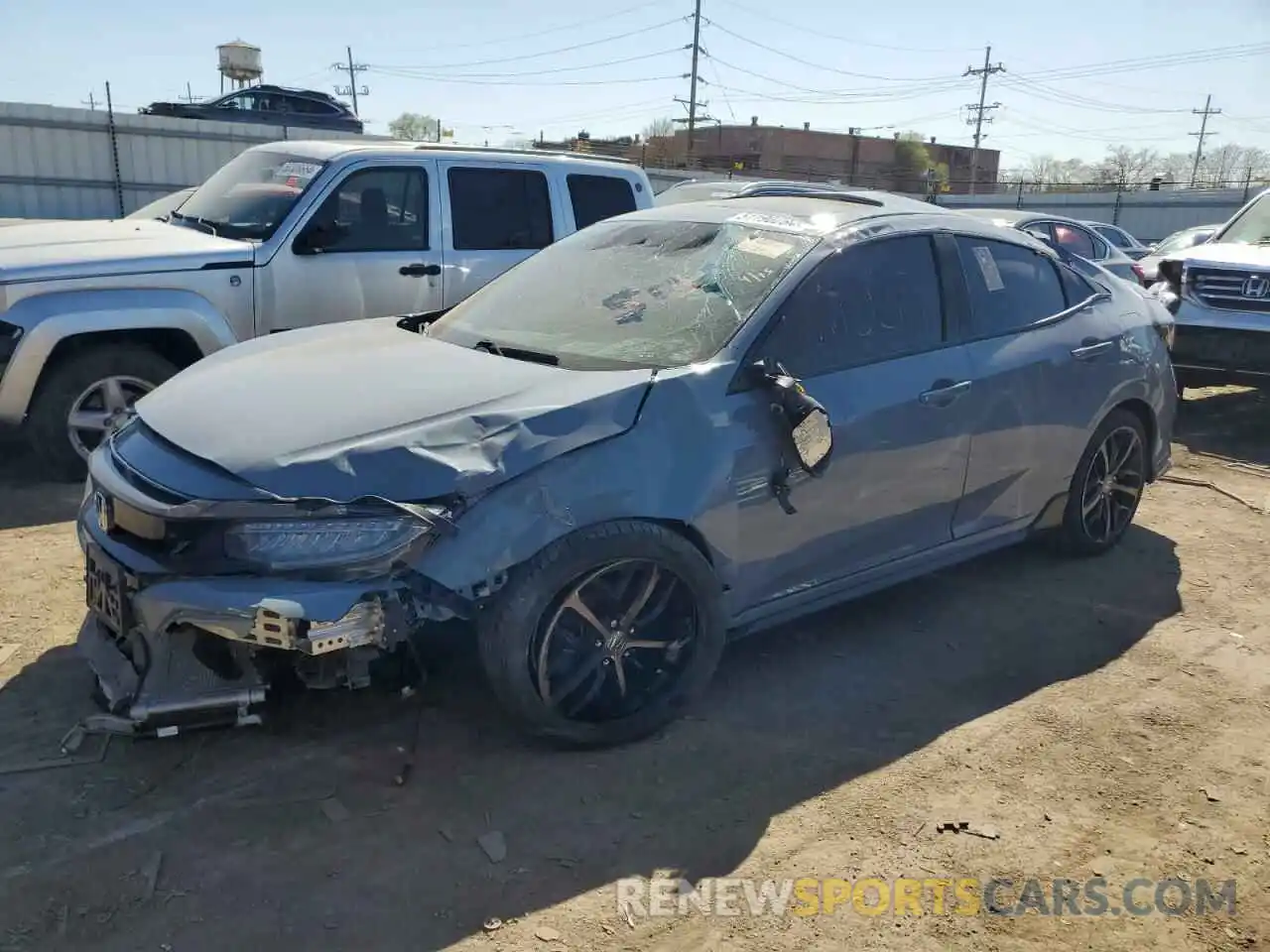 1 Photograph of a damaged car SHHFK7H97LU418706 HONDA CIVIC 2020