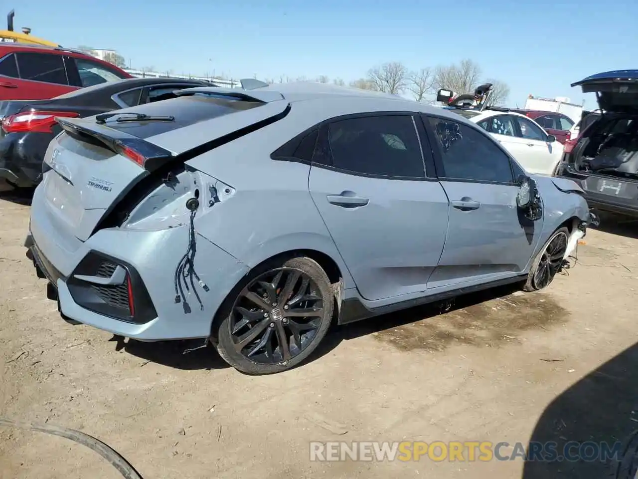 3 Photograph of a damaged car SHHFK7H97LU418706 HONDA CIVIC 2020