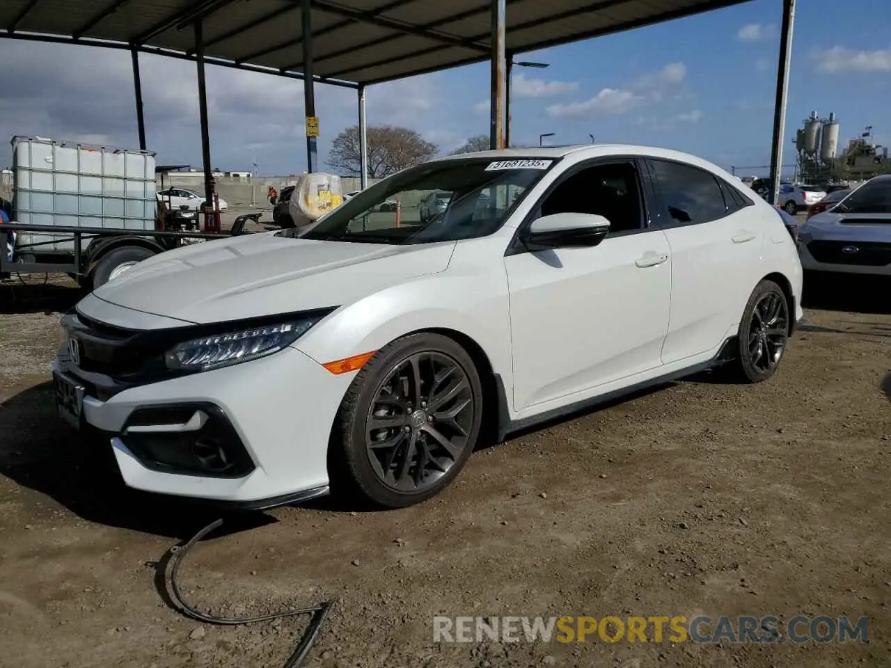 1 Photograph of a damaged car SHHFK7H98LU213279 HONDA CIVIC 2020