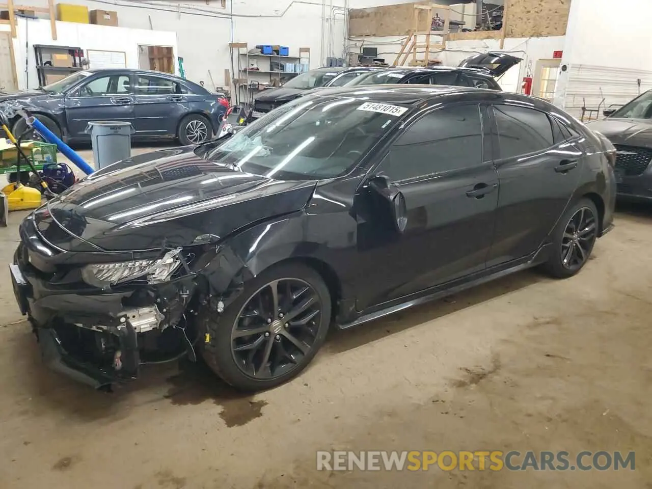 1 Photograph of a damaged car SHHFK7H98LU418083 HONDA CIVIC 2020