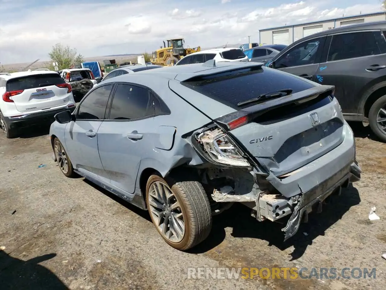 2 Photograph of a damaged car SHHFK7H9XLU208052 HONDA CIVIC 2020