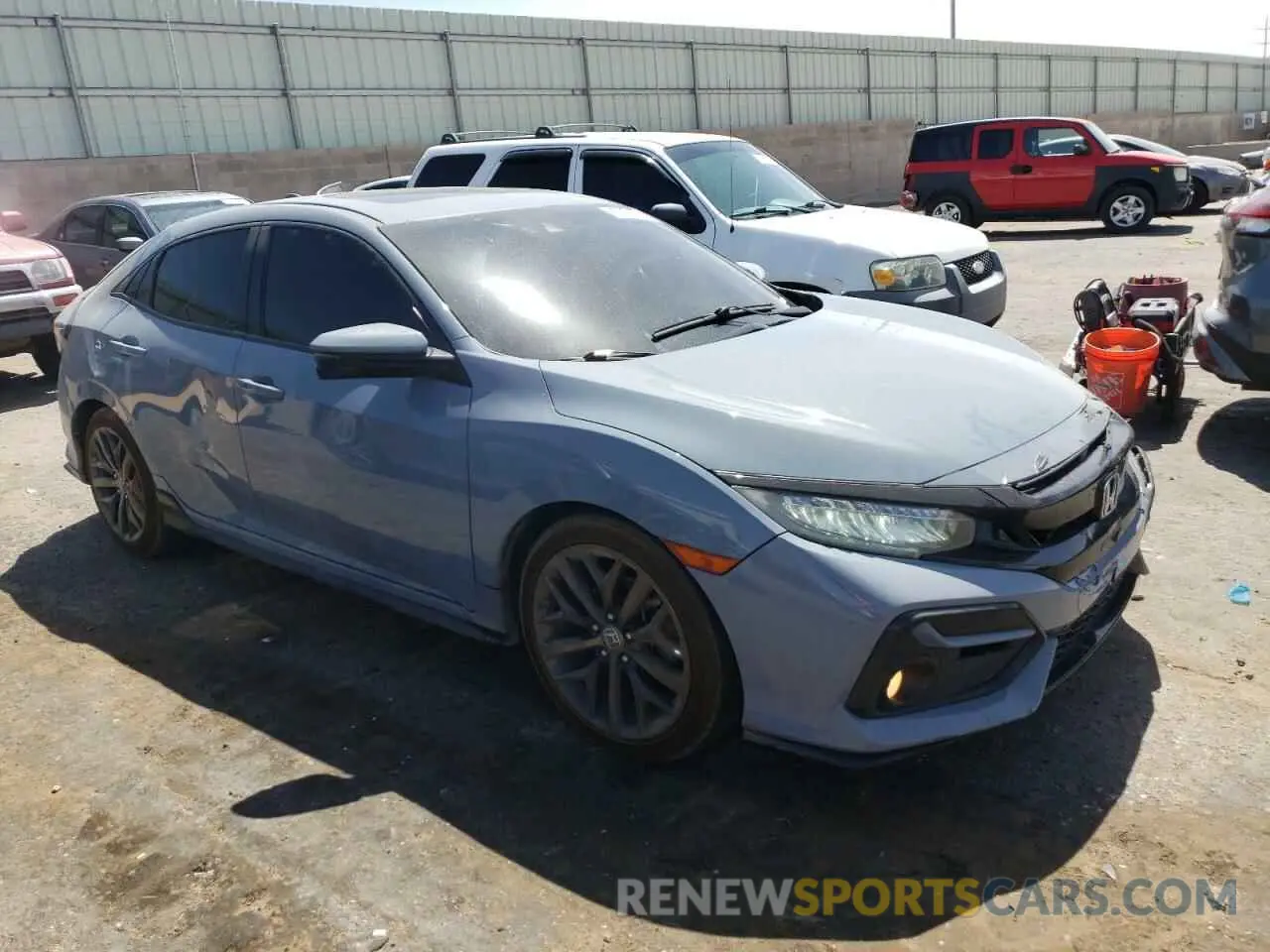 4 Photograph of a damaged car SHHFK7H9XLU208052 HONDA CIVIC 2020