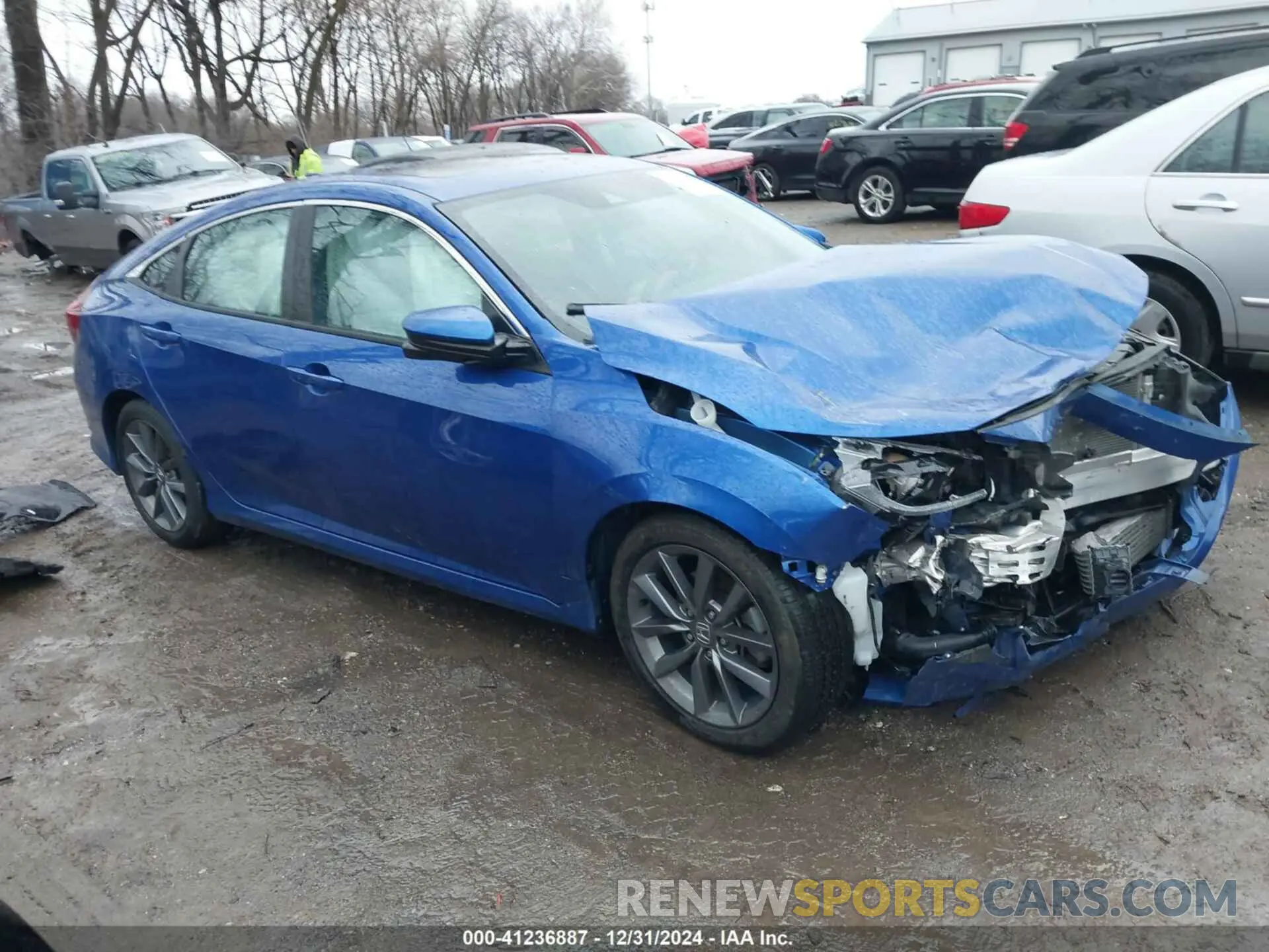 1 Photograph of a damaged car 19XFC1F30ME008220 HONDA CIVIC 2021