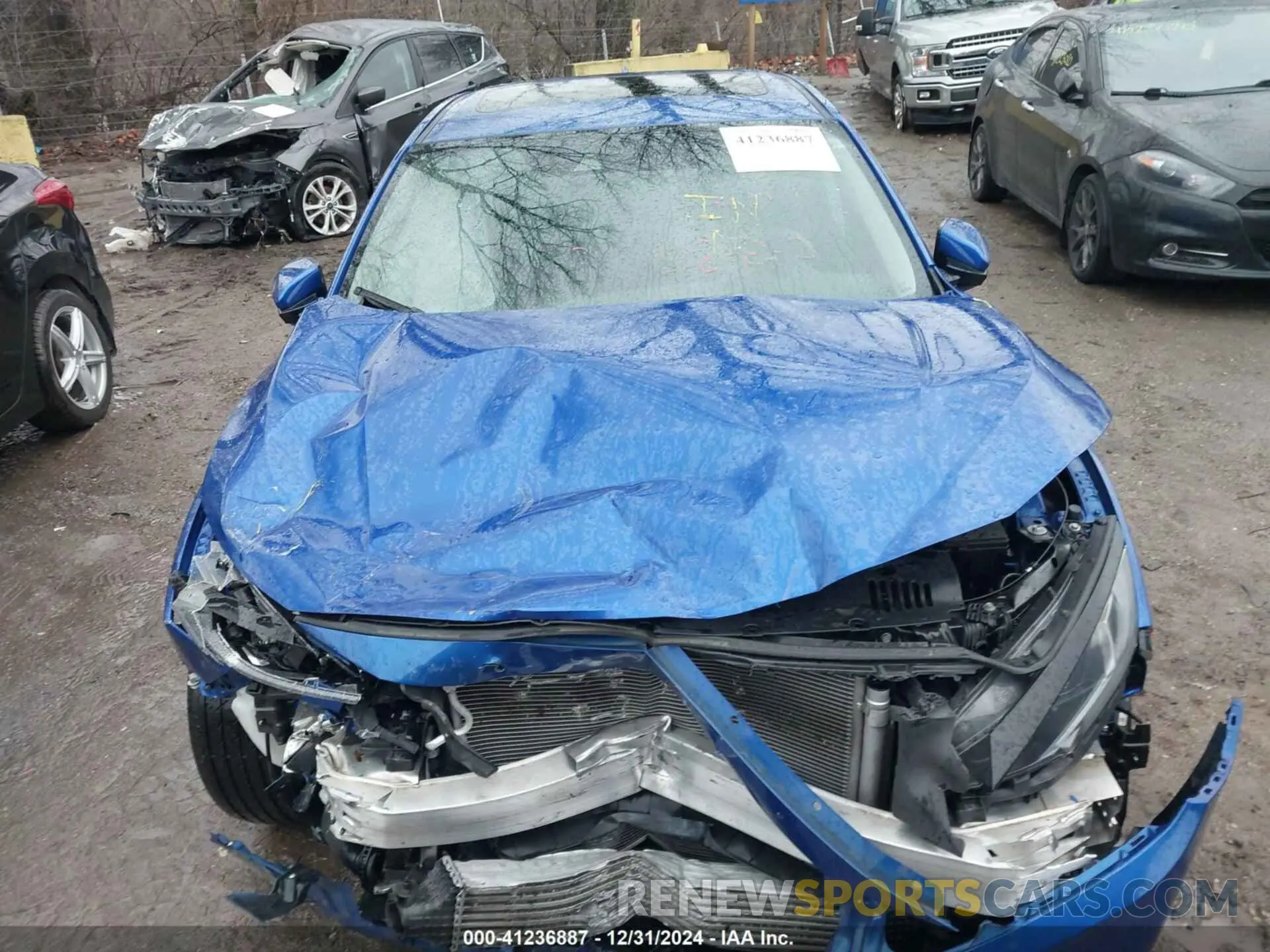 12 Photograph of a damaged car 19XFC1F30ME008220 HONDA CIVIC 2021