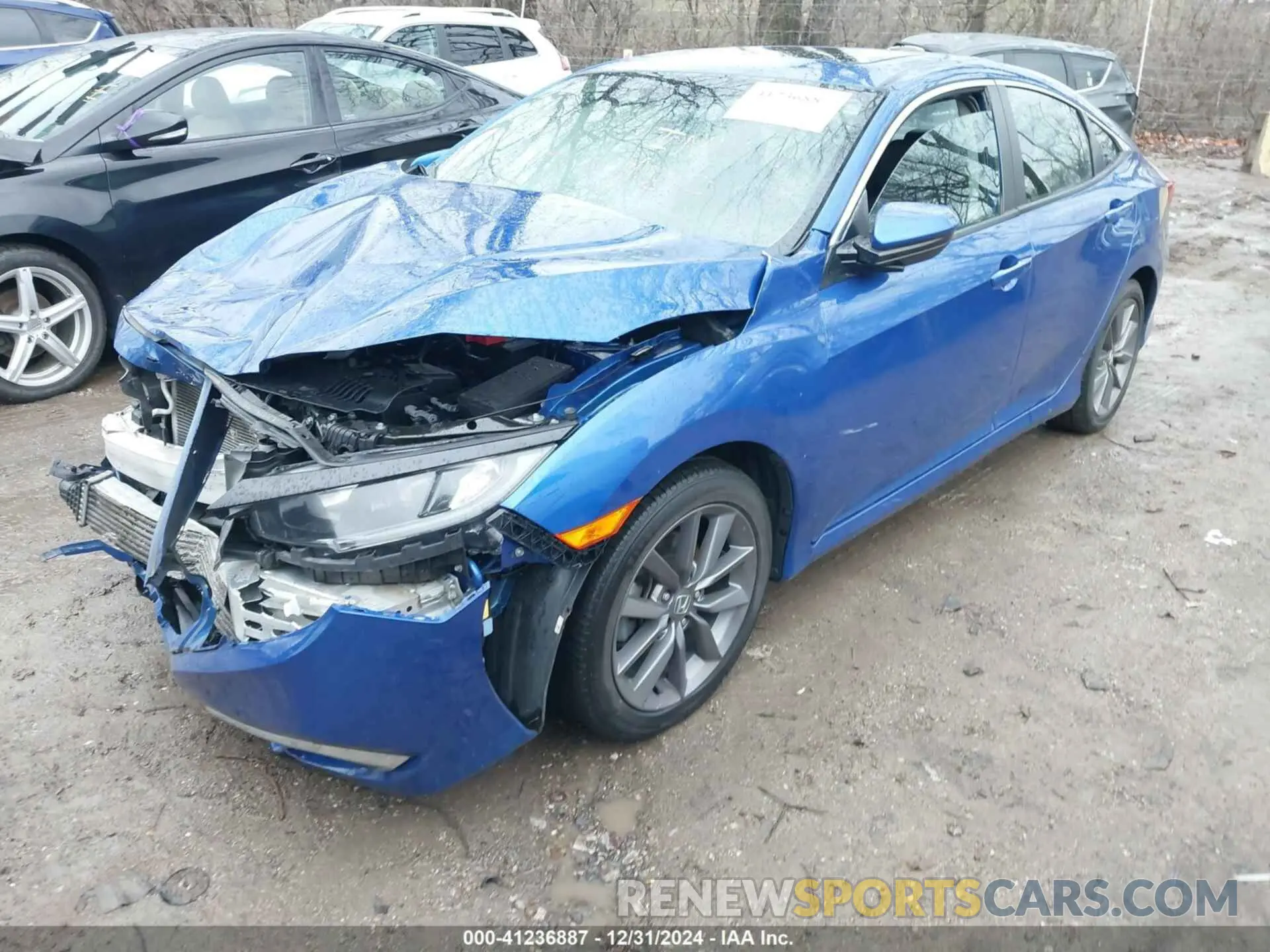 2 Photograph of a damaged car 19XFC1F30ME008220 HONDA CIVIC 2021