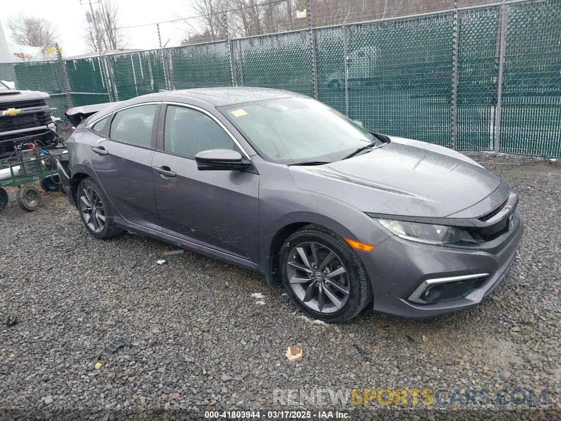1 Photograph of a damaged car 19XFC1F30ME012509 HONDA CIVIC 2021