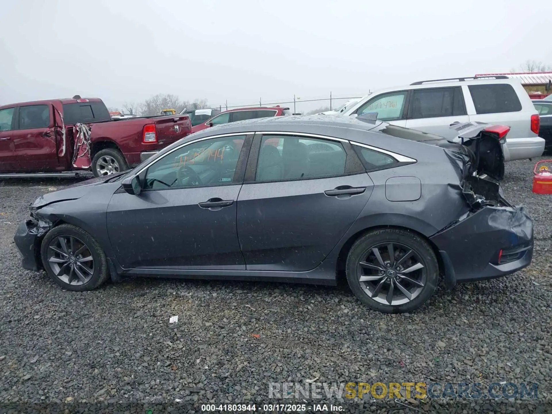 14 Photograph of a damaged car 19XFC1F30ME012509 HONDA CIVIC 2021