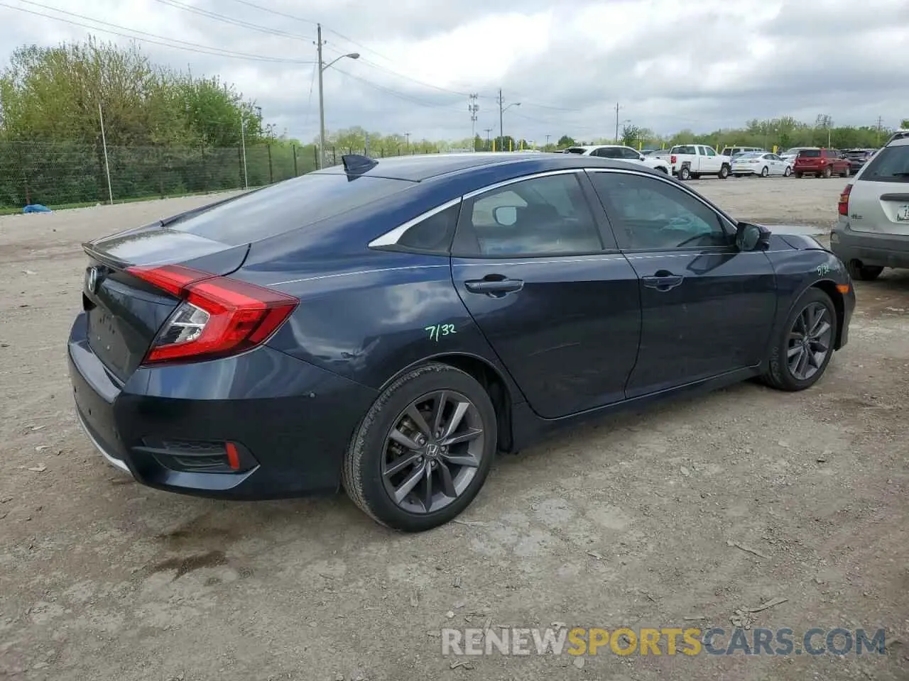 3 Photograph of a damaged car 19XFC1F30ME205095 HONDA CIVIC 2021