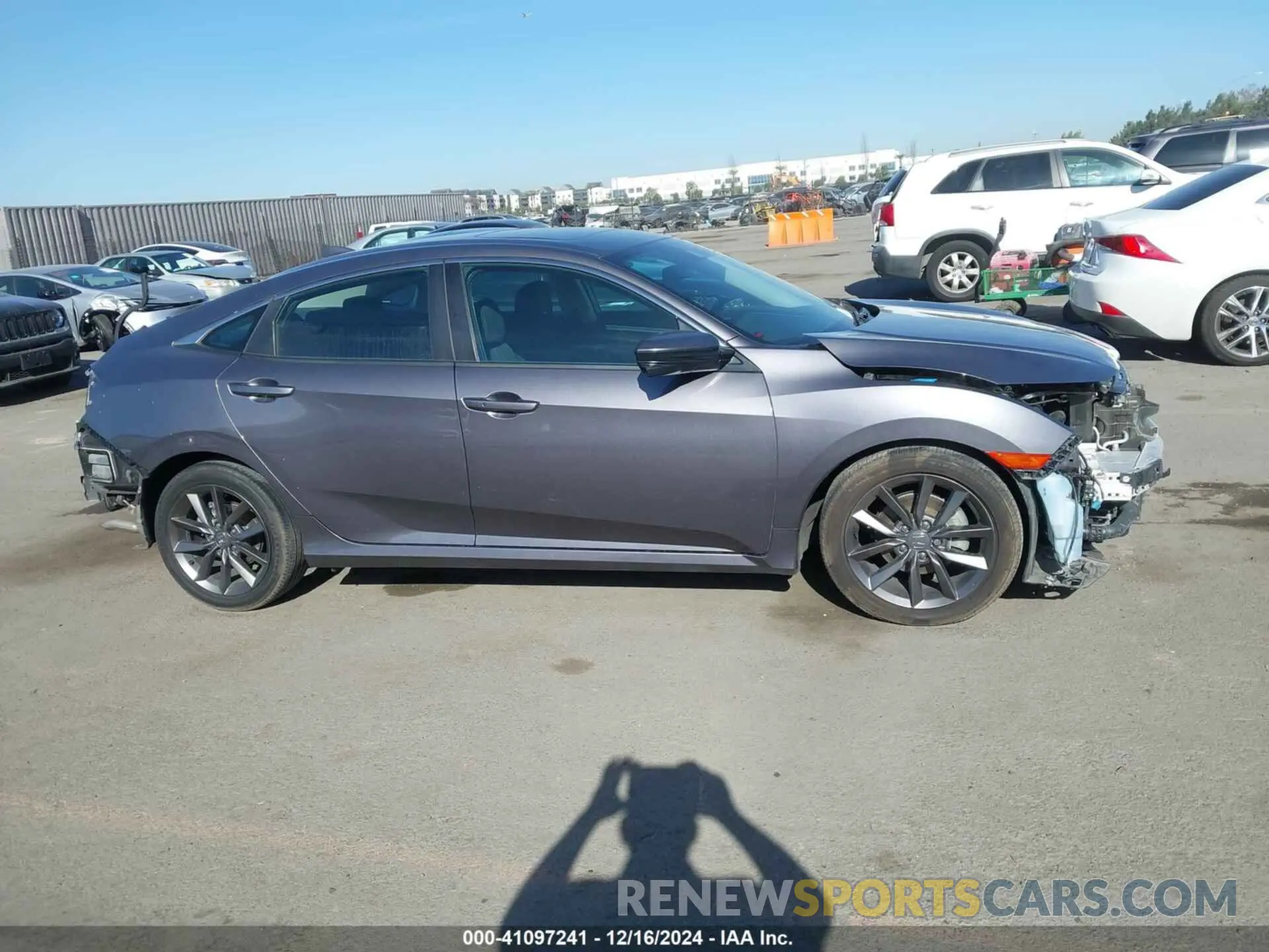 14 Photograph of a damaged car 19XFC1F30ME206537 HONDA CIVIC 2021