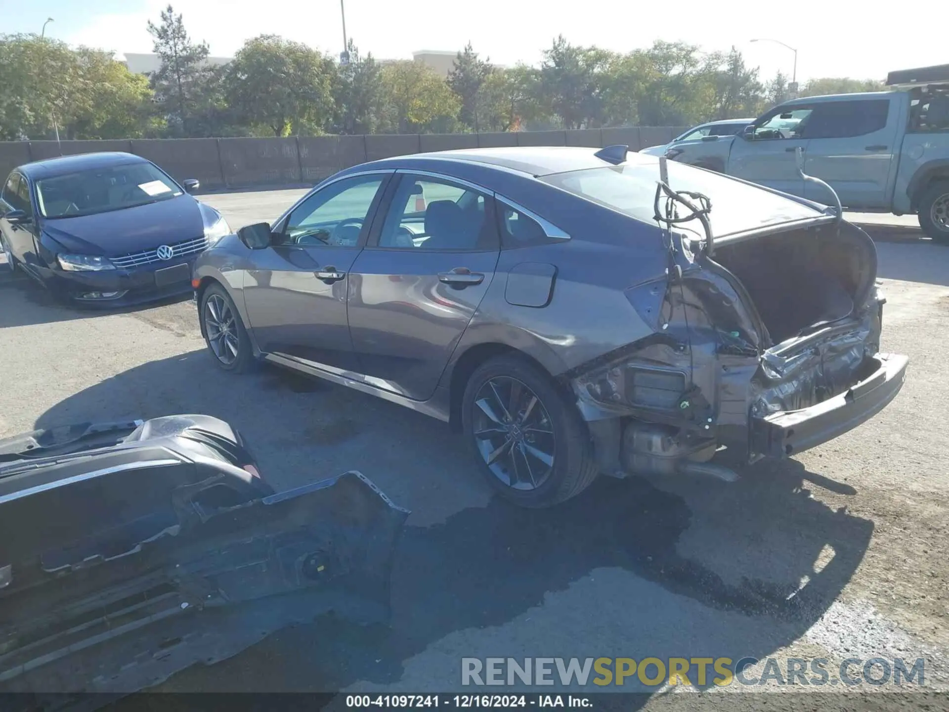 3 Photograph of a damaged car 19XFC1F30ME206537 HONDA CIVIC 2021