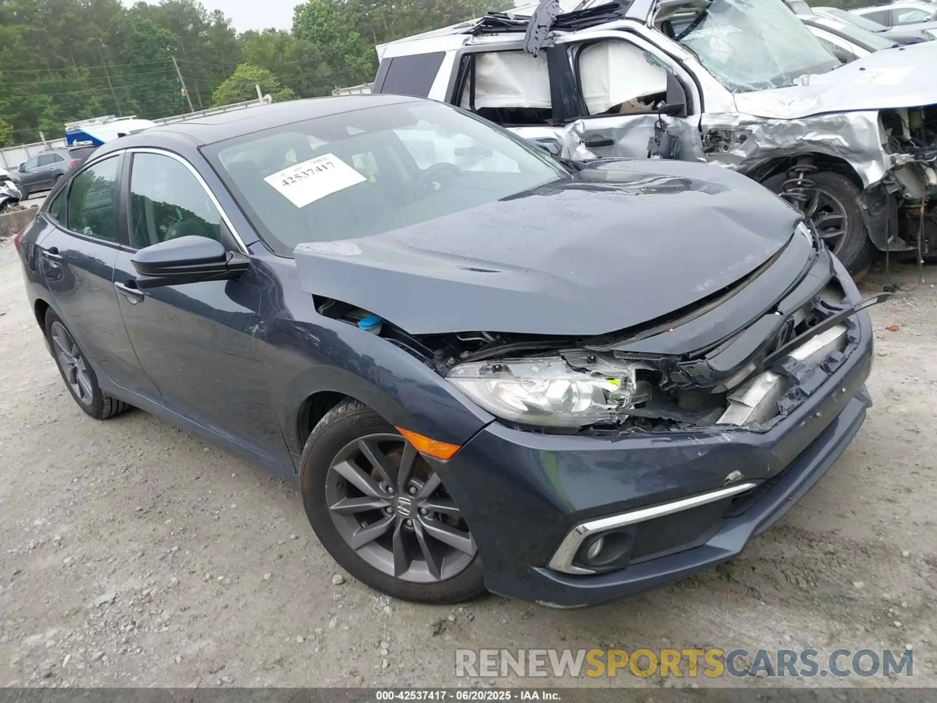1 Photograph of a damaged car 19XFC1F30ME206702 HONDA CIVIC 2021