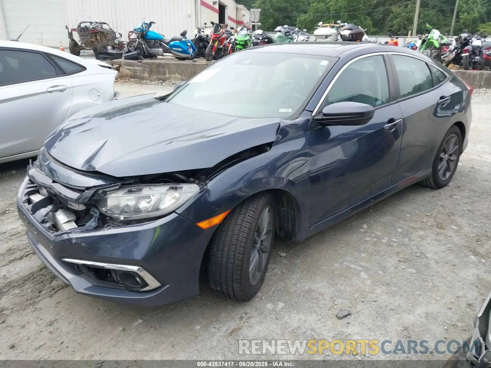 2 Photograph of a damaged car 19XFC1F30ME206702 HONDA CIVIC 2021