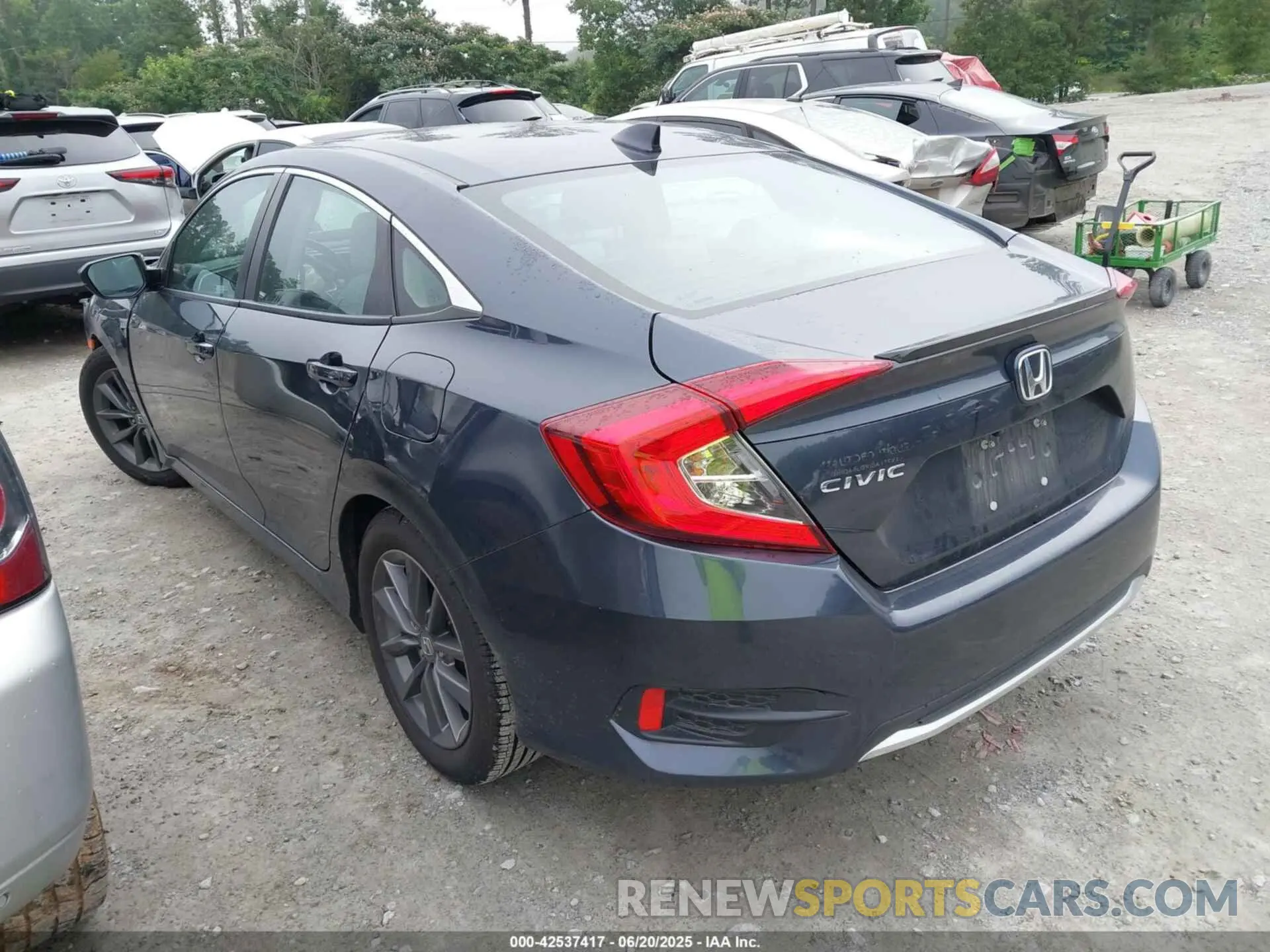 3 Photograph of a damaged car 19XFC1F30ME206702 HONDA CIVIC 2021