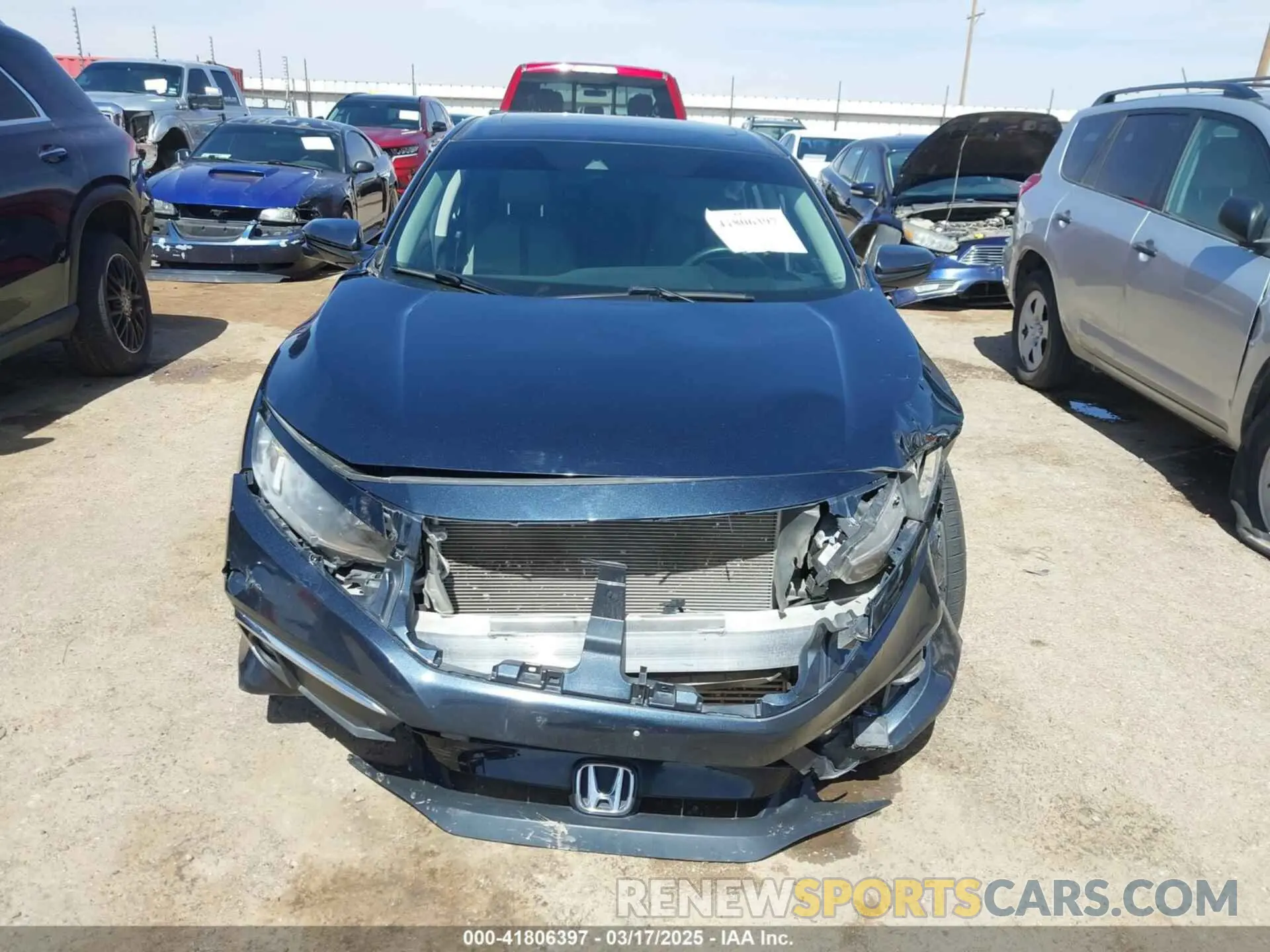 11 Photograph of a damaged car 19XFC1F31ME006041 HONDA CIVIC 2021