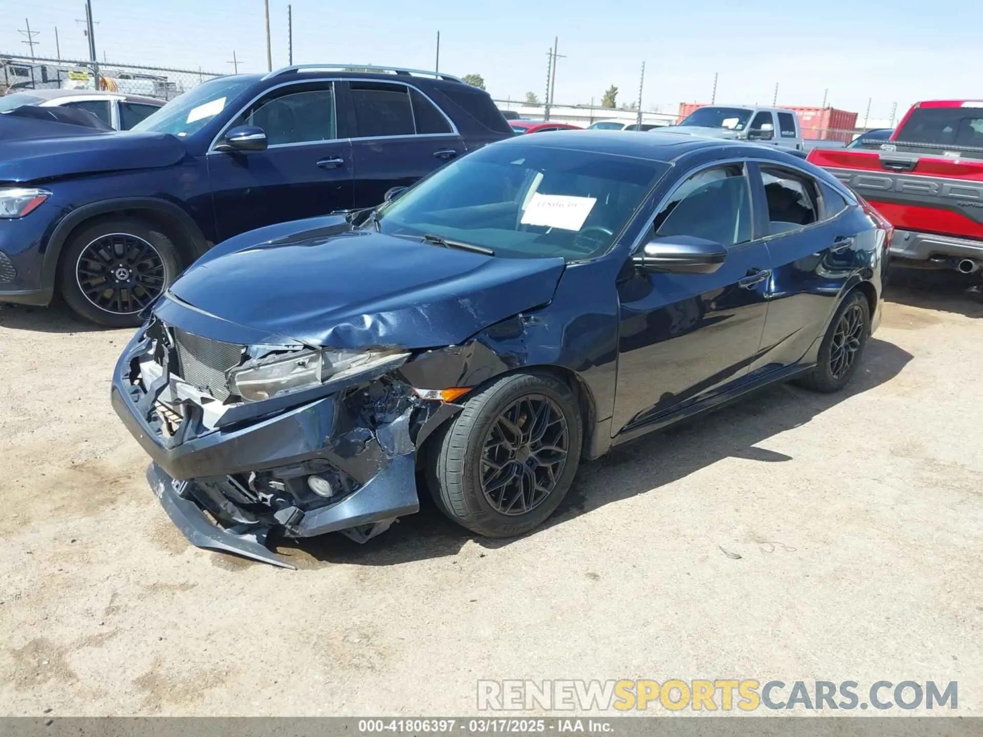 2 Photograph of a damaged car 19XFC1F31ME006041 HONDA CIVIC 2021