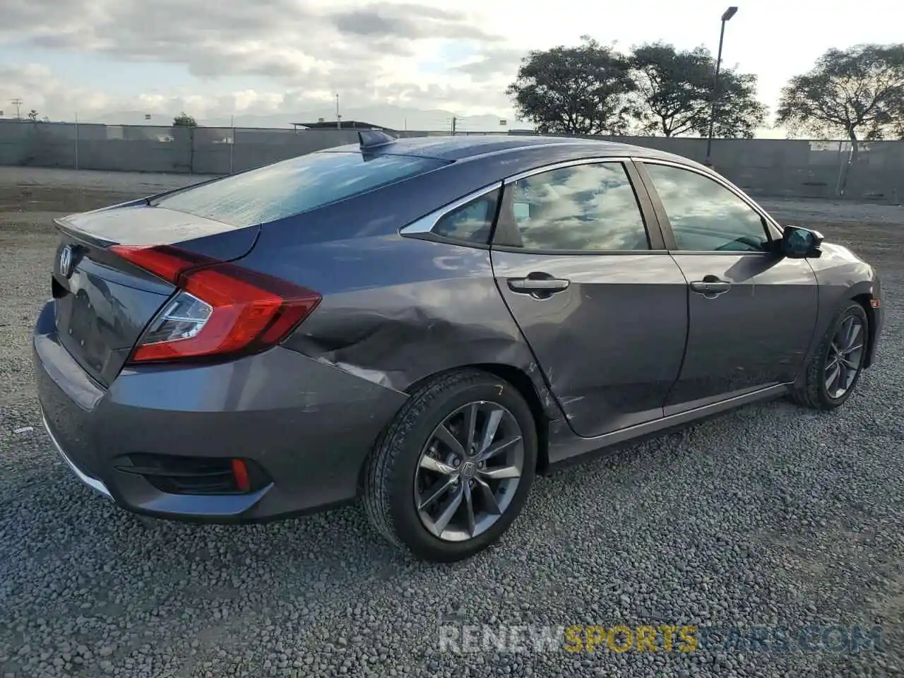 3 Photograph of a damaged car 19XFC1F31ME200519 HONDA CIVIC 2021