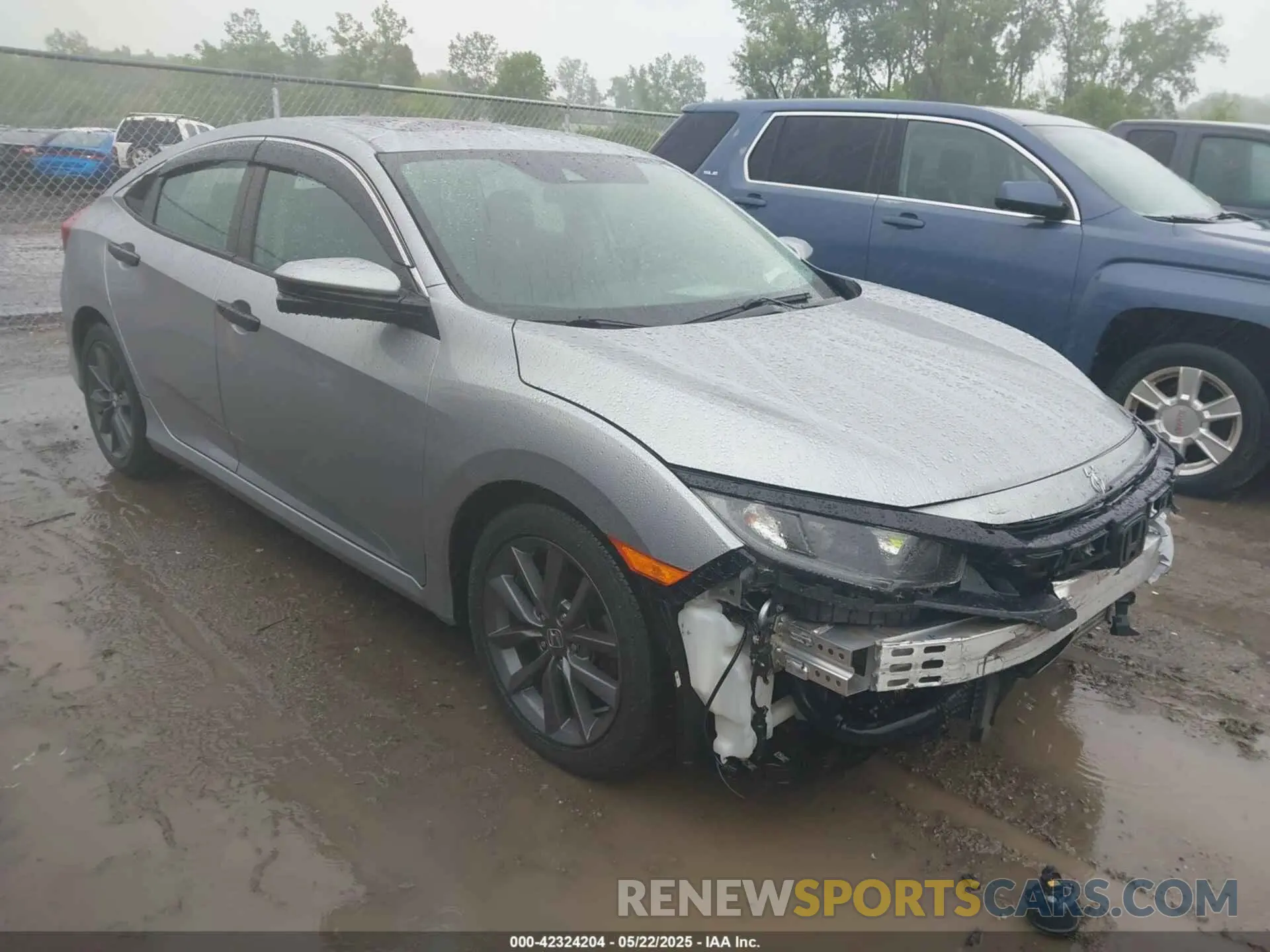 1 Photograph of a damaged car 19XFC1F32ME010244 HONDA CIVIC 2021