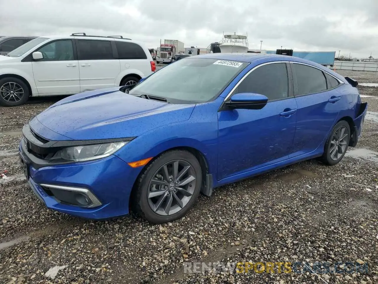 1 Photograph of a damaged car 19XFC1F32ME012446 HONDA CIVIC 2021