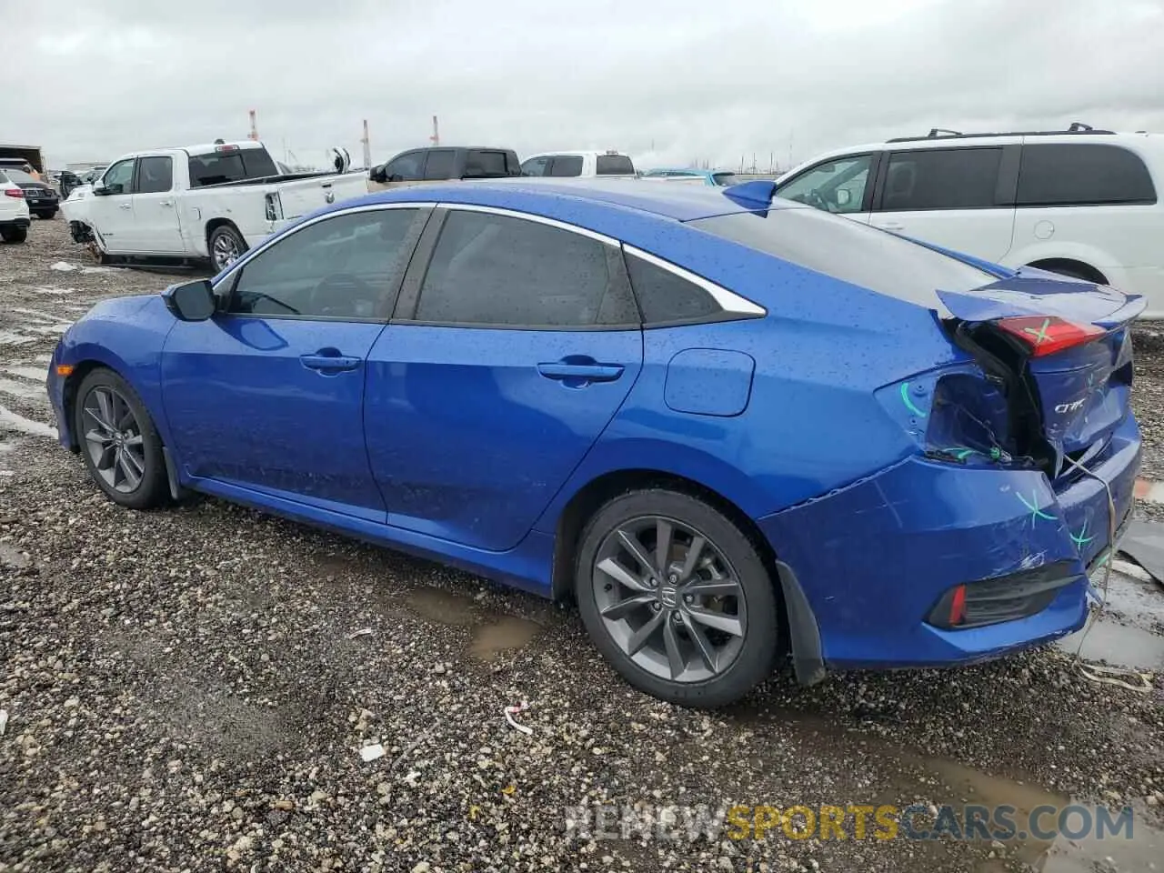 2 Photograph of a damaged car 19XFC1F32ME012446 HONDA CIVIC 2021