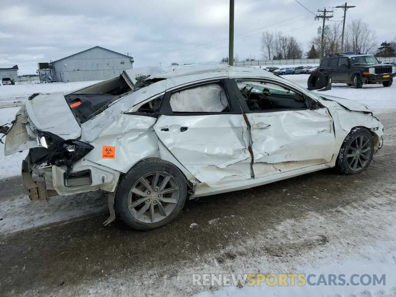 3 Photograph of a damaged car 19XFC1F33ME000788 HONDA CIVIC 2021