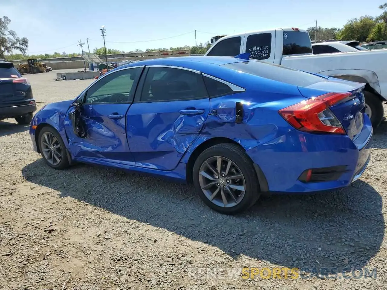 2 Photograph of a damaged car 19XFC1F33ME010382 HONDA CIVIC 2021