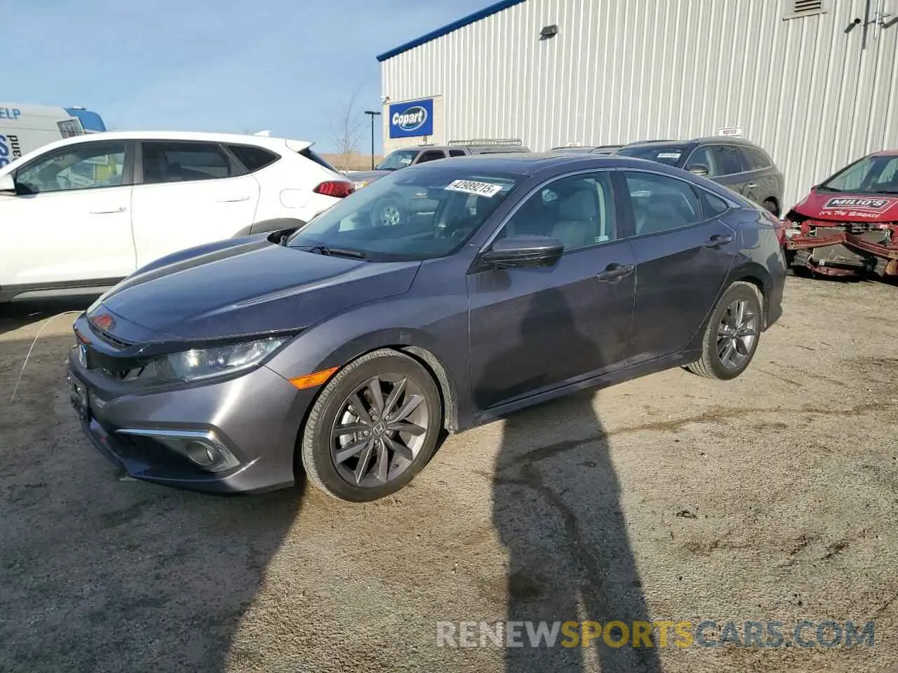 1 Photograph of a damaged car 19XFC1F34ME007877 HONDA CIVIC 2021