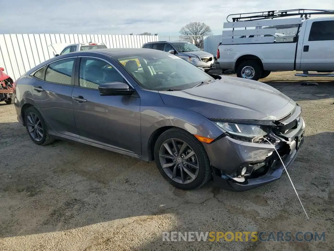4 Photograph of a damaged car 19XFC1F34ME007877 HONDA CIVIC 2021