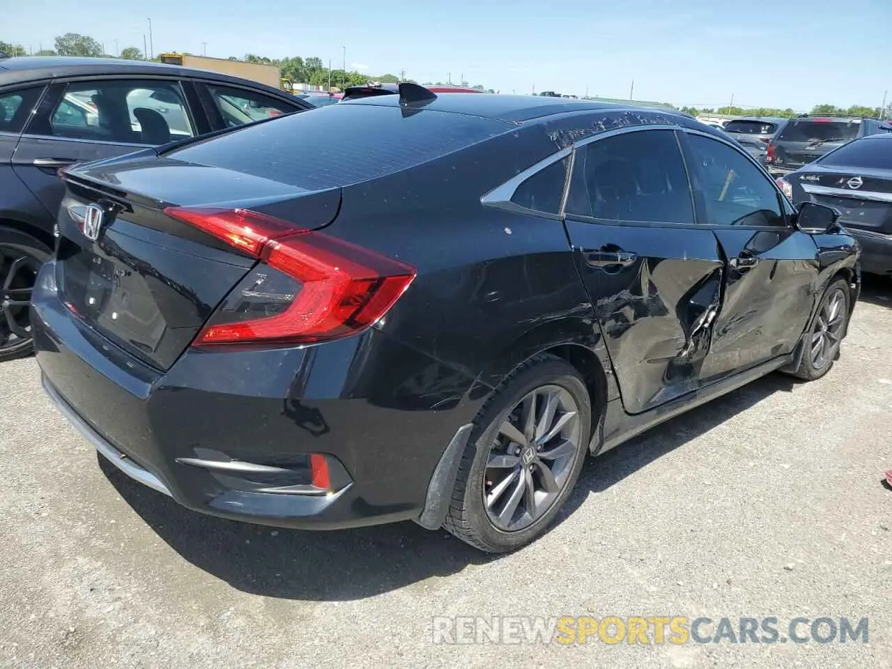3 Photograph of a damaged car 19XFC1F34ME010746 HONDA CIVIC 2021