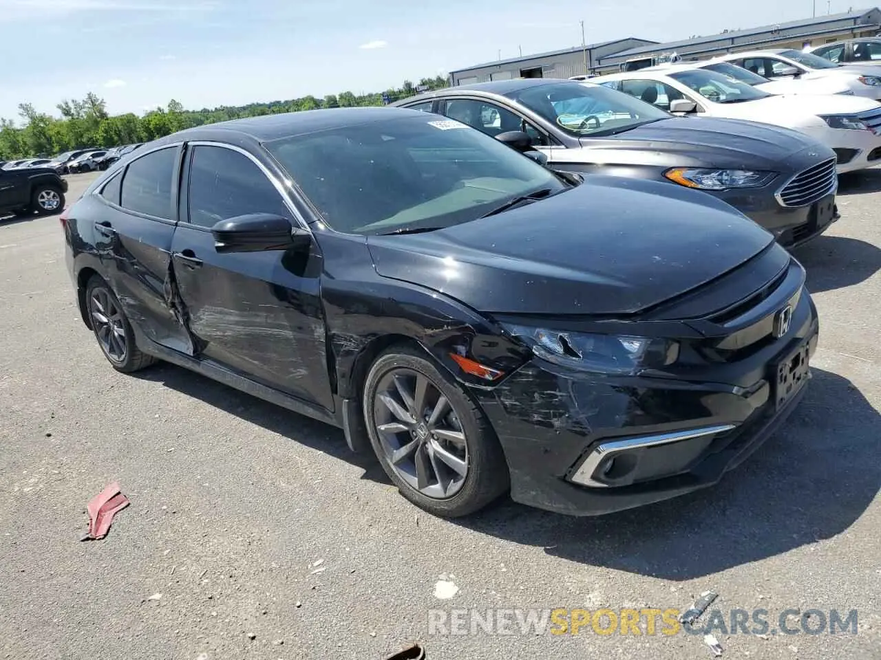 4 Photograph of a damaged car 19XFC1F34ME010746 HONDA CIVIC 2021