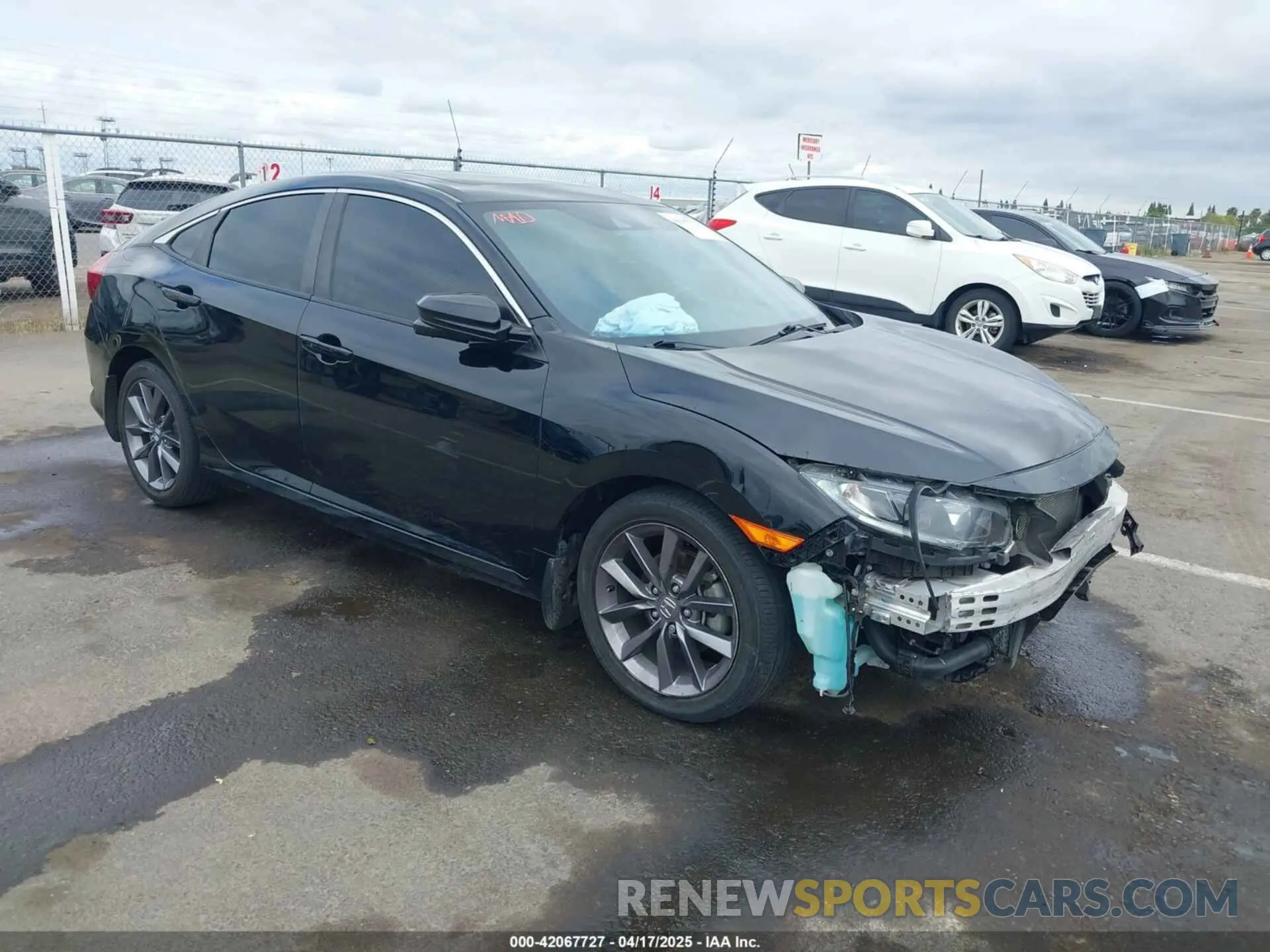 1 Photograph of a damaged car 19XFC1F34ME204550 HONDA CIVIC 2021