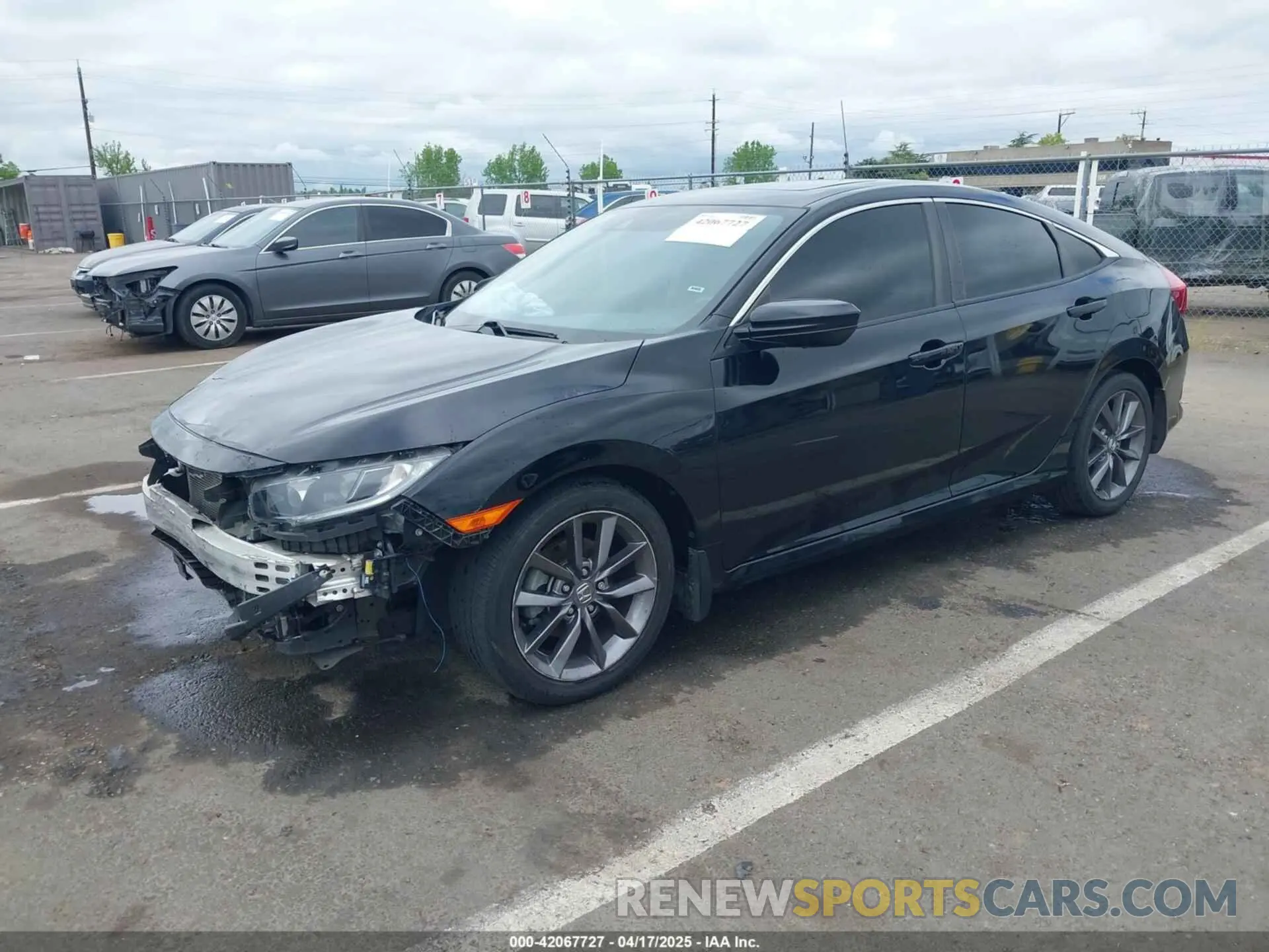 2 Photograph of a damaged car 19XFC1F34ME204550 HONDA CIVIC 2021