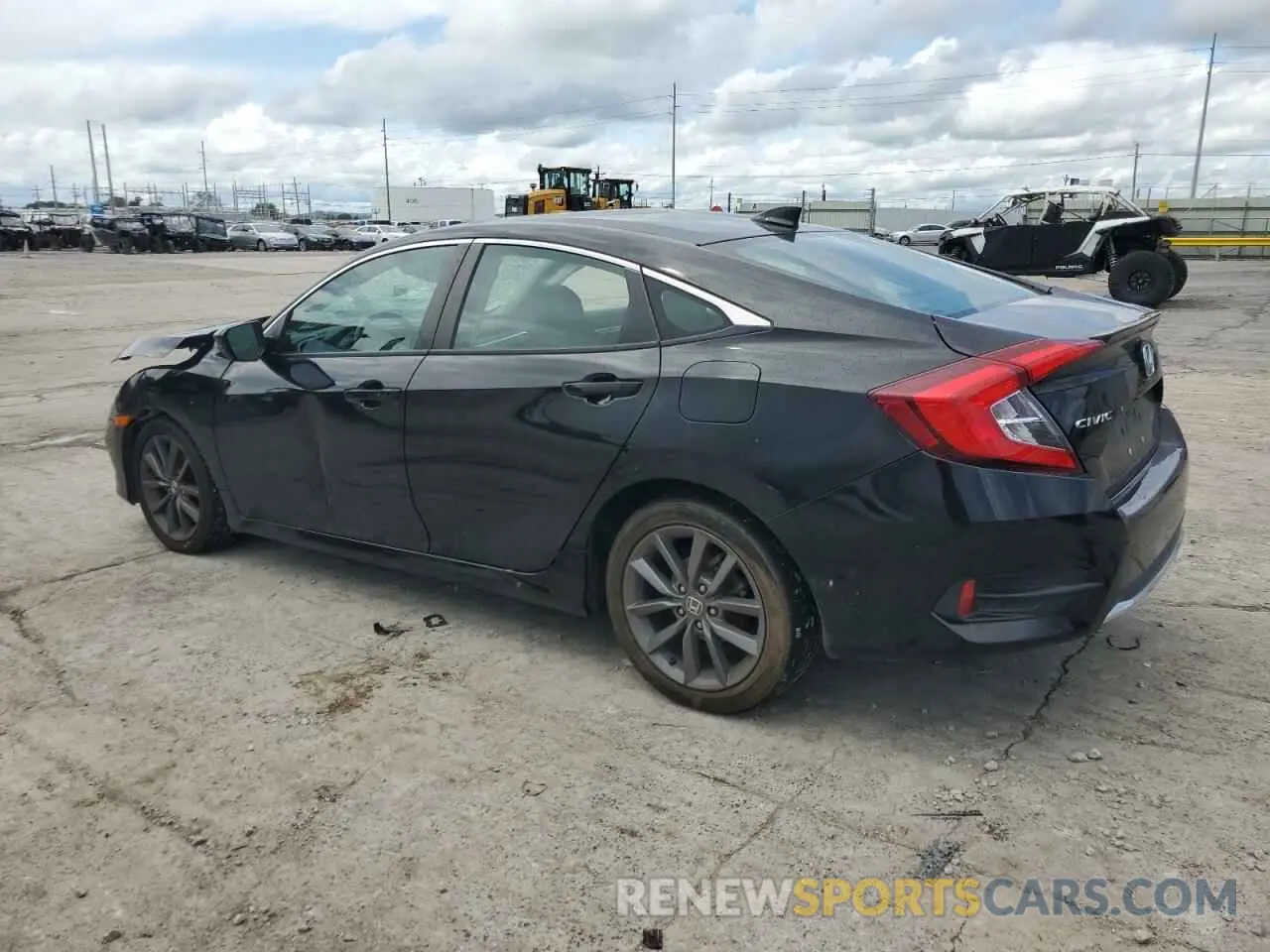 2 Photograph of a damaged car 19XFC1F35ME000596 HONDA CIVIC 2021