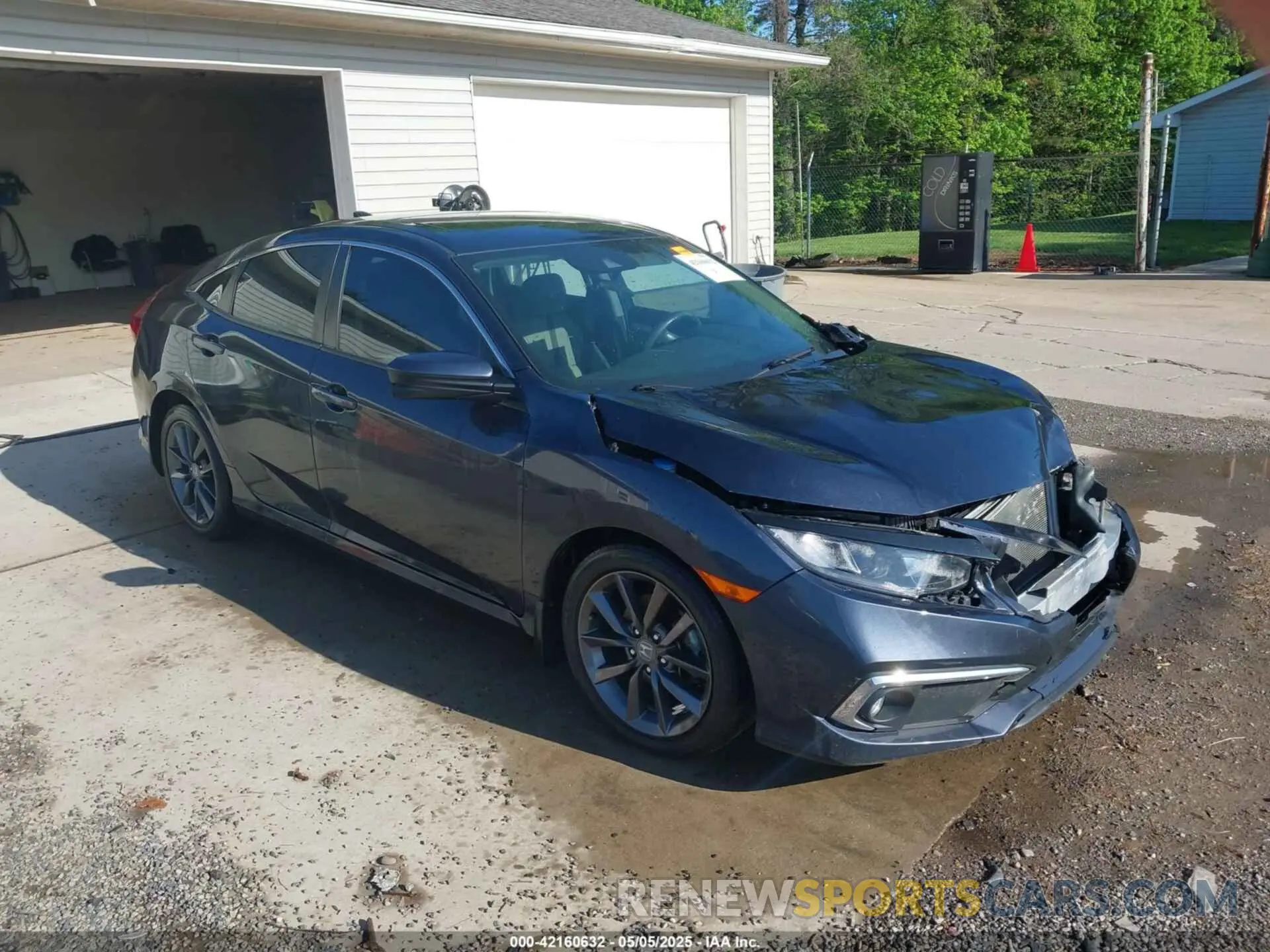 1 Photograph of a damaged car 19XFC1F35ME010707 HONDA CIVIC 2021