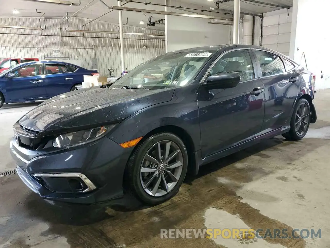 1 Photograph of a damaged car 19XFC1F35ME200670 HONDA CIVIC 2021