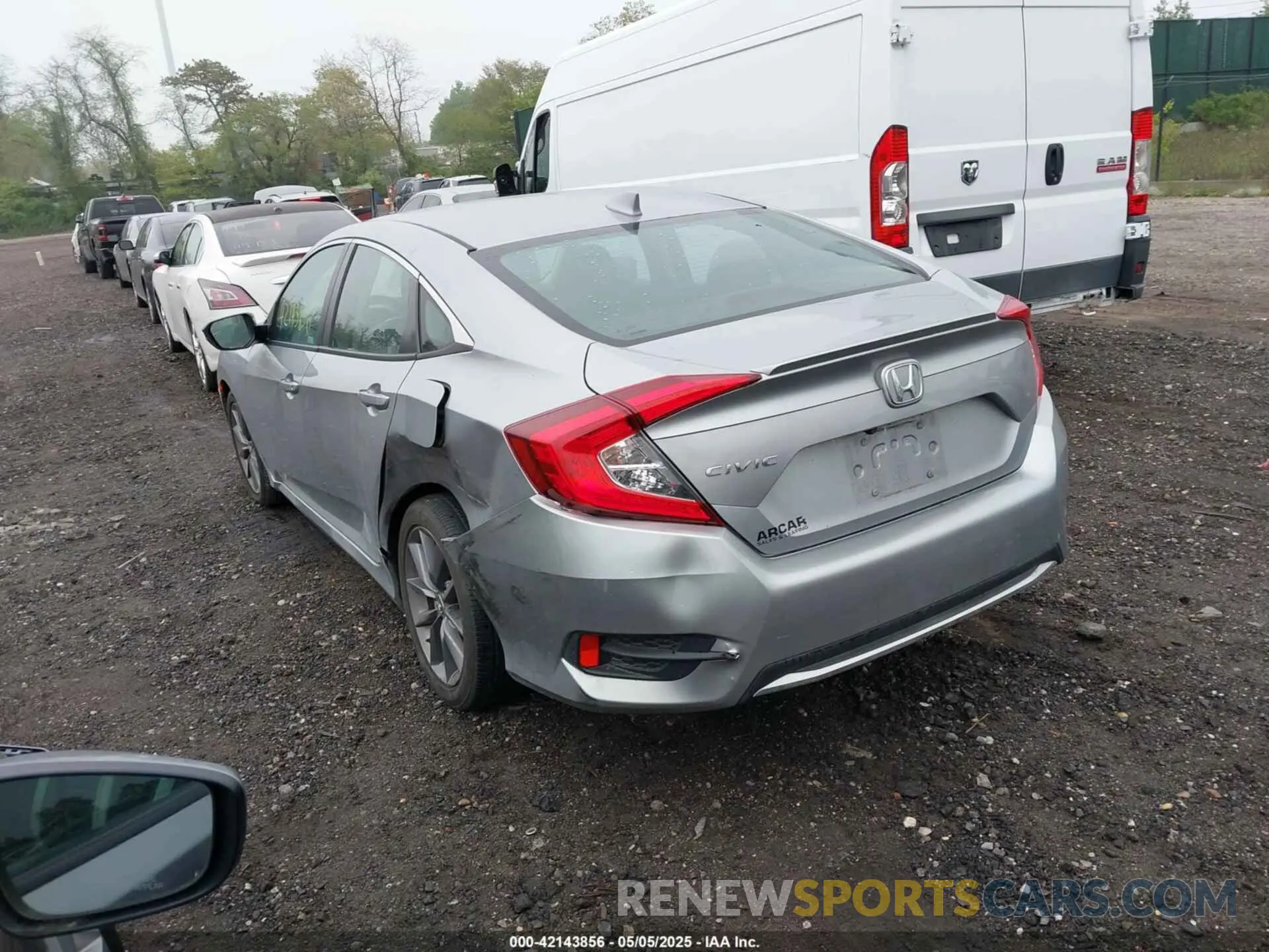 3 Photograph of a damaged car 19XFC1F35ME201723 HONDA CIVIC 2021