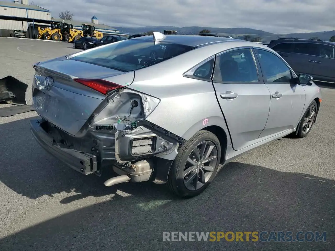 3 Photograph of a damaged car 19XFC1F35ME202953 HONDA CIVIC 2021