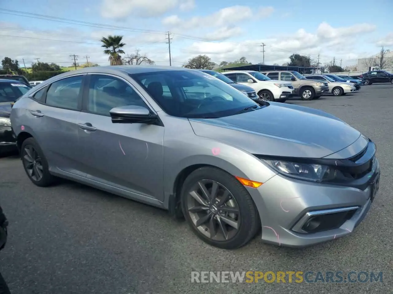 4 Photograph of a damaged car 19XFC1F35ME202953 HONDA CIVIC 2021