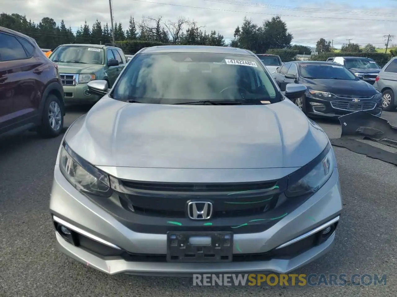 5 Photograph of a damaged car 19XFC1F35ME202953 HONDA CIVIC 2021