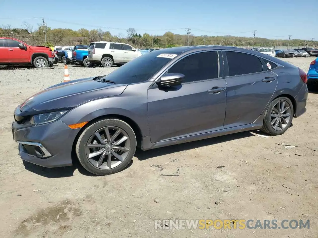 1 Photograph of a damaged car 19XFC1F36ME200774 HONDA CIVIC 2021