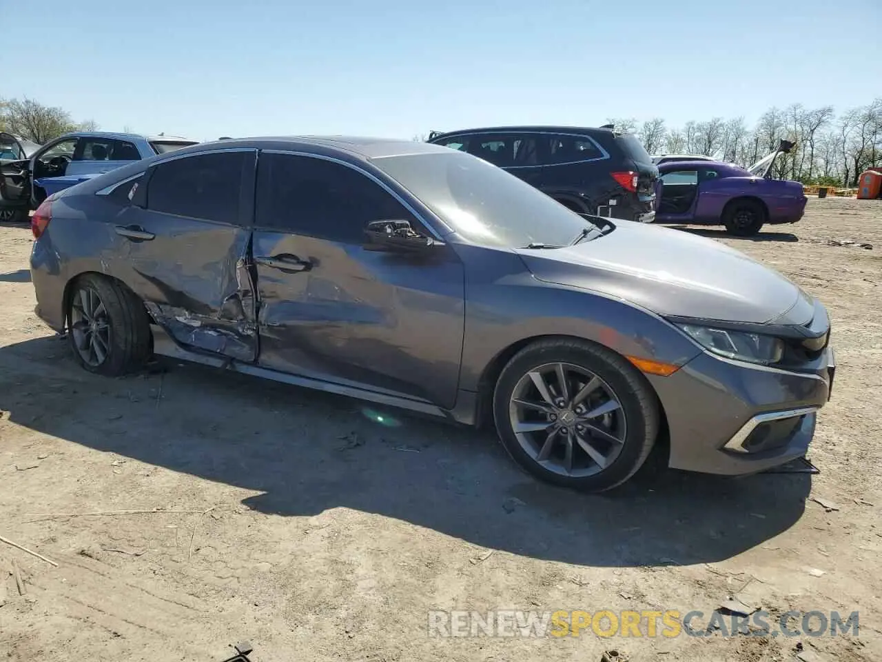 4 Photograph of a damaged car 19XFC1F36ME200774 HONDA CIVIC 2021