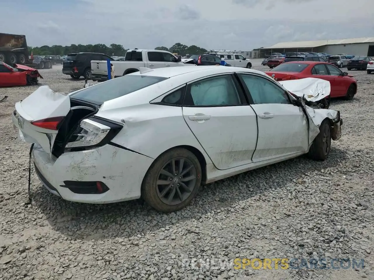 3 Photograph of a damaged car 19XFC1F36ME201794 HONDA CIVIC 2021