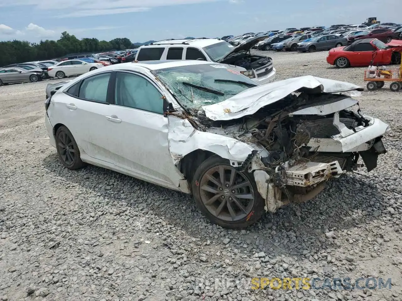 4 Photograph of a damaged car 19XFC1F36ME201794 HONDA CIVIC 2021