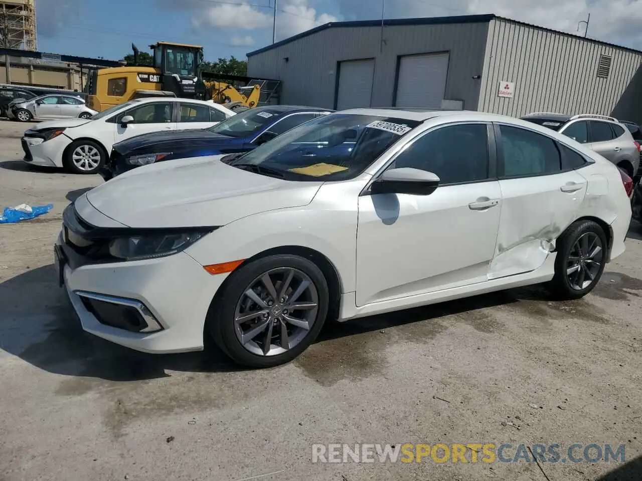 1 Photograph of a damaged car 19XFC1F37ME001670 HONDA CIVIC 2021