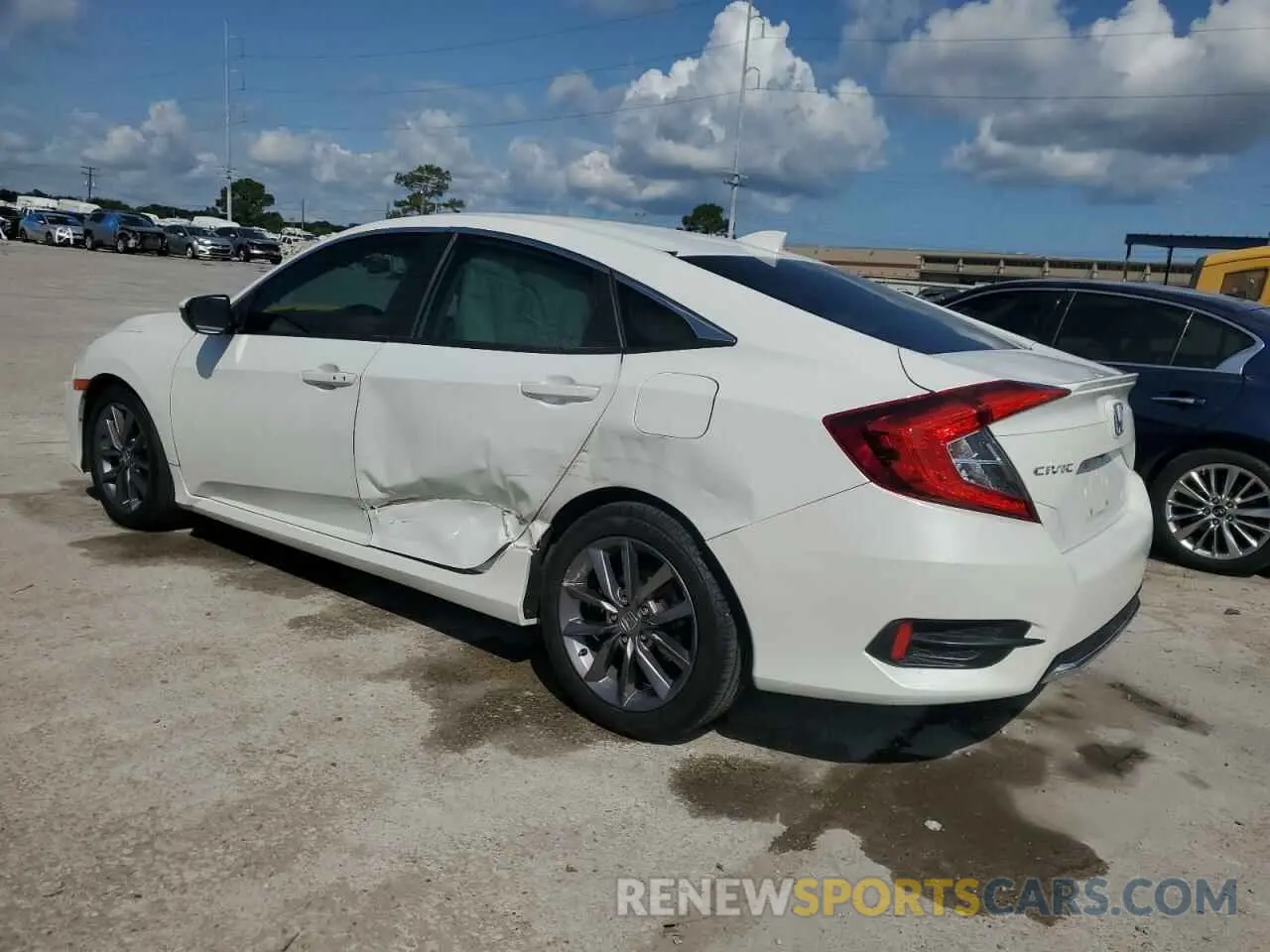 2 Photograph of a damaged car 19XFC1F37ME001670 HONDA CIVIC 2021