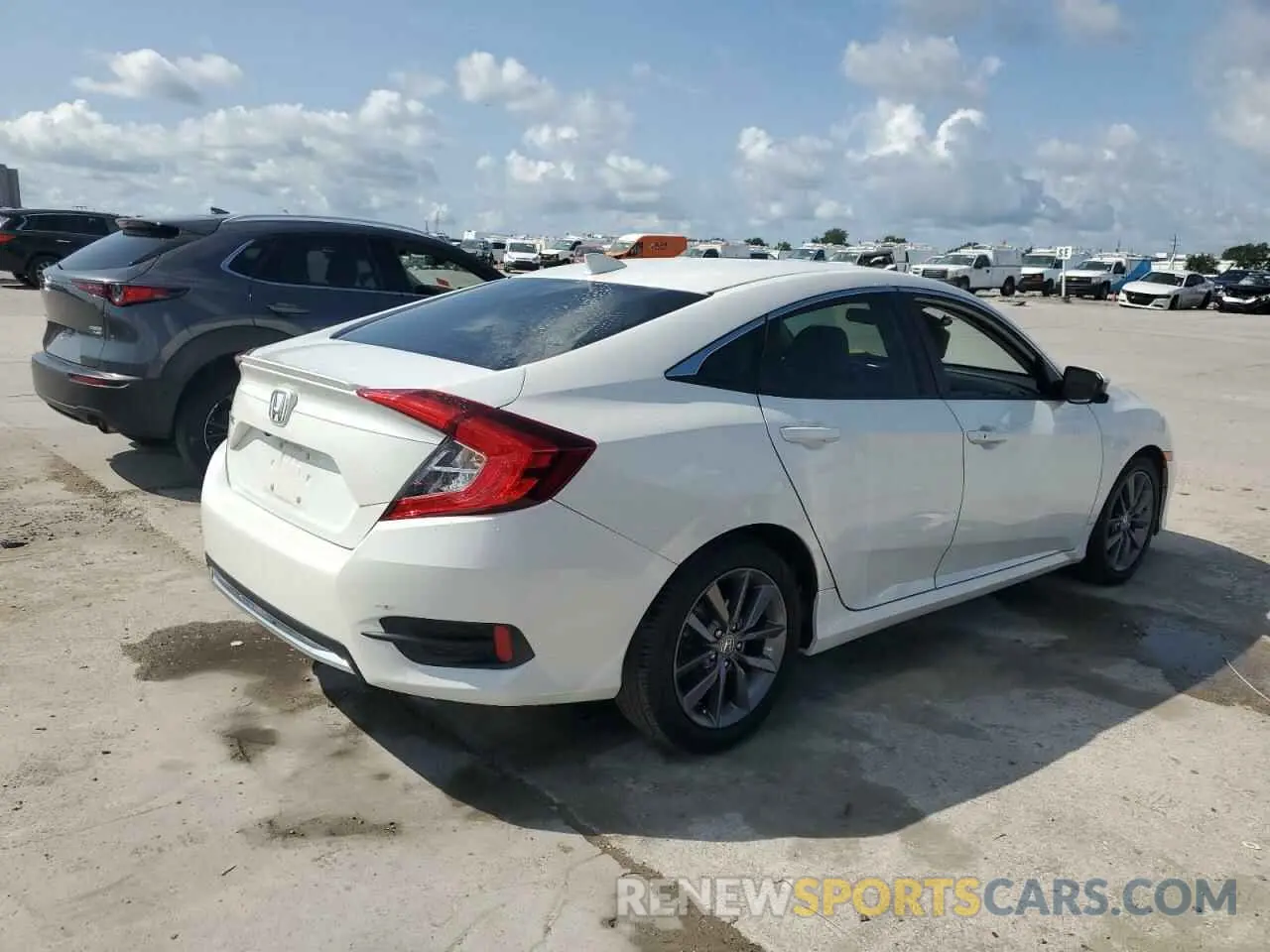3 Photograph of a damaged car 19XFC1F37ME001670 HONDA CIVIC 2021