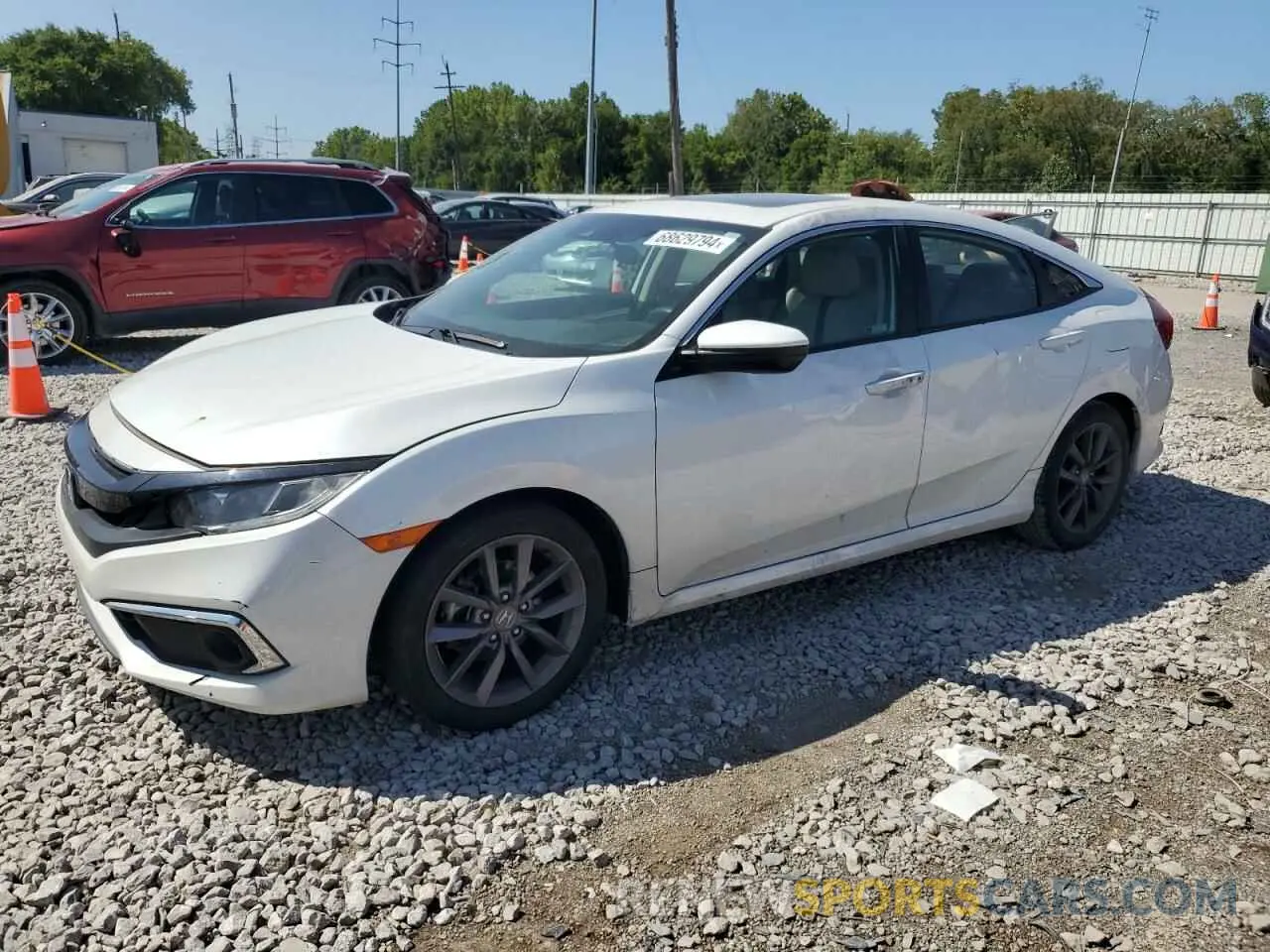 1 Photograph of a damaged car 19XFC1F37ME007226 HONDA CIVIC 2021
