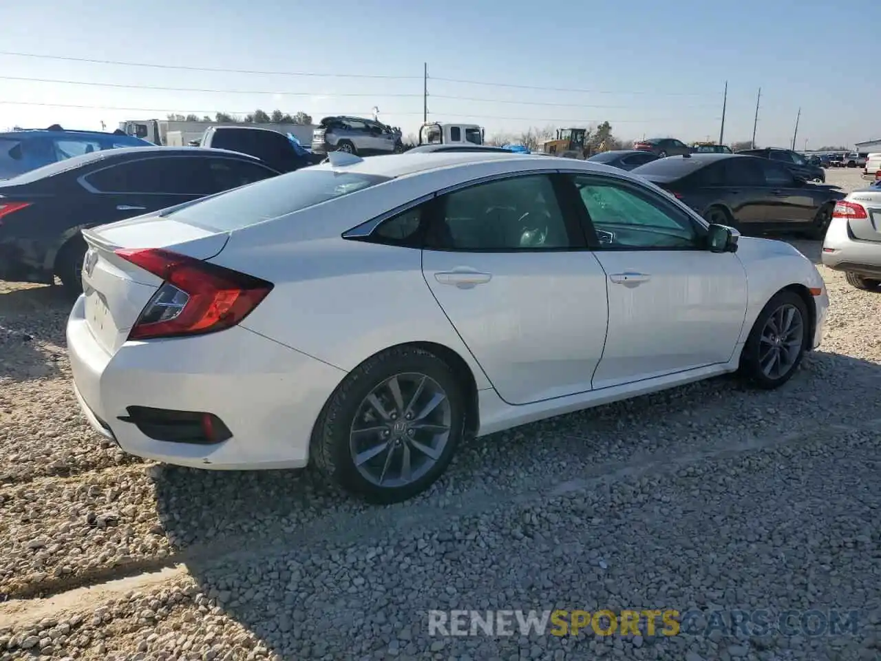 3 Photograph of a damaged car 19XFC1F37ME008991 HONDA CIVIC 2021