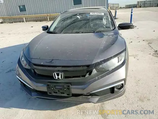10 Photograph of a damaged car 19XFC1F37ME009753 HONDA CIVIC 2021