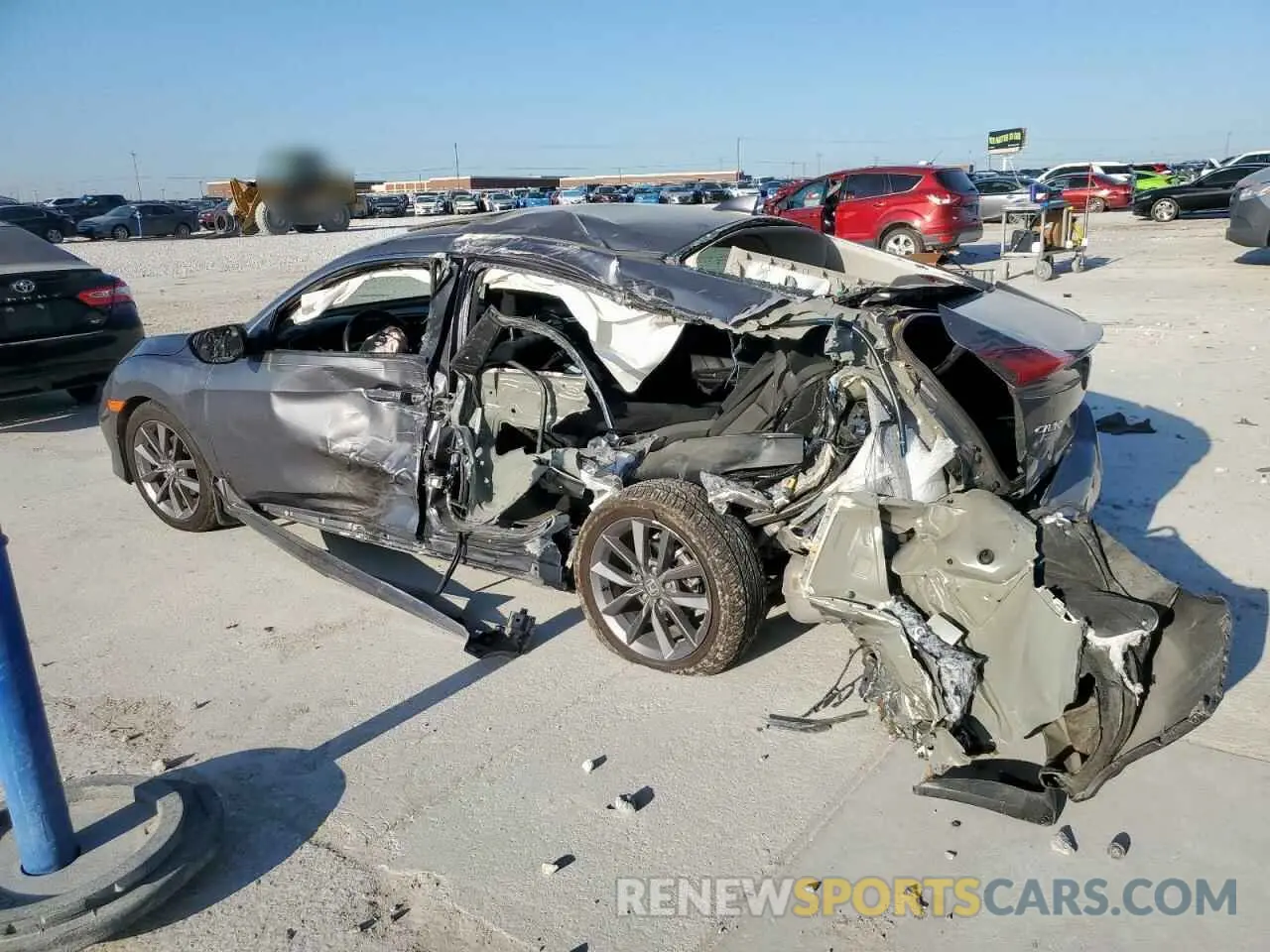 2 Photograph of a damaged car 19XFC1F37ME009753 HONDA CIVIC 2021